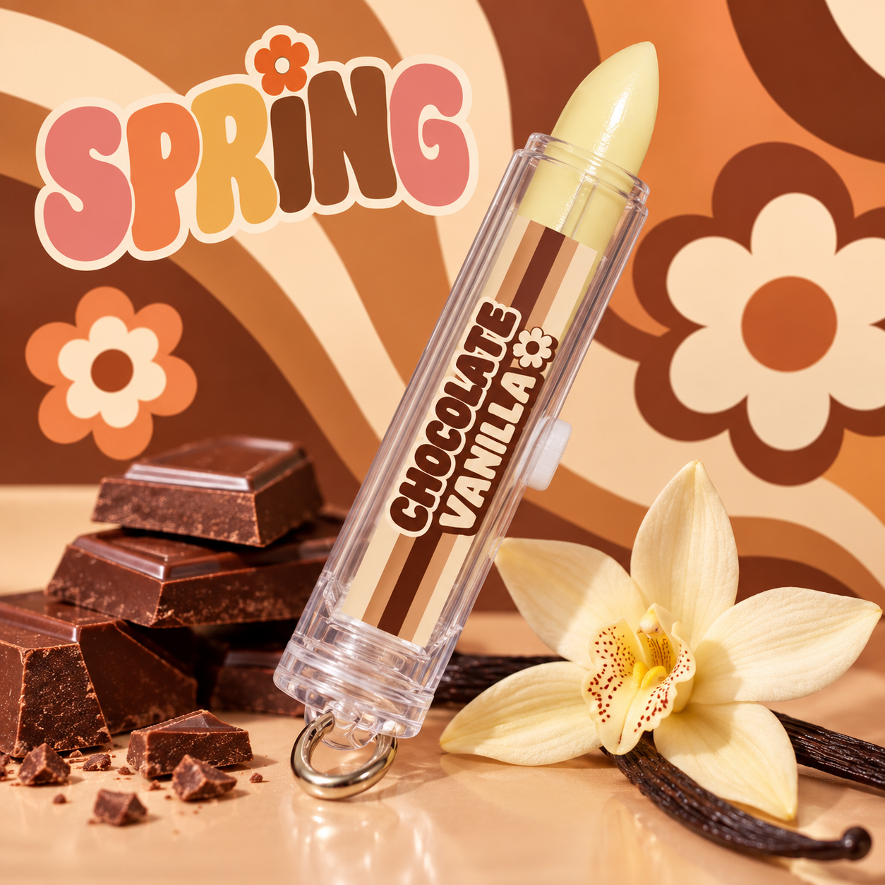 2026/09/1000040531.png Bálsamo de labios estilo Avon retro chocolate vainilla - Imagen 1